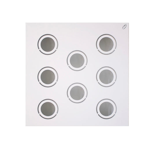 HUB | Modulo per Giardino Verticale Fai da Te (DIY) |  Alluminio Riciclato | Colore Bianco
